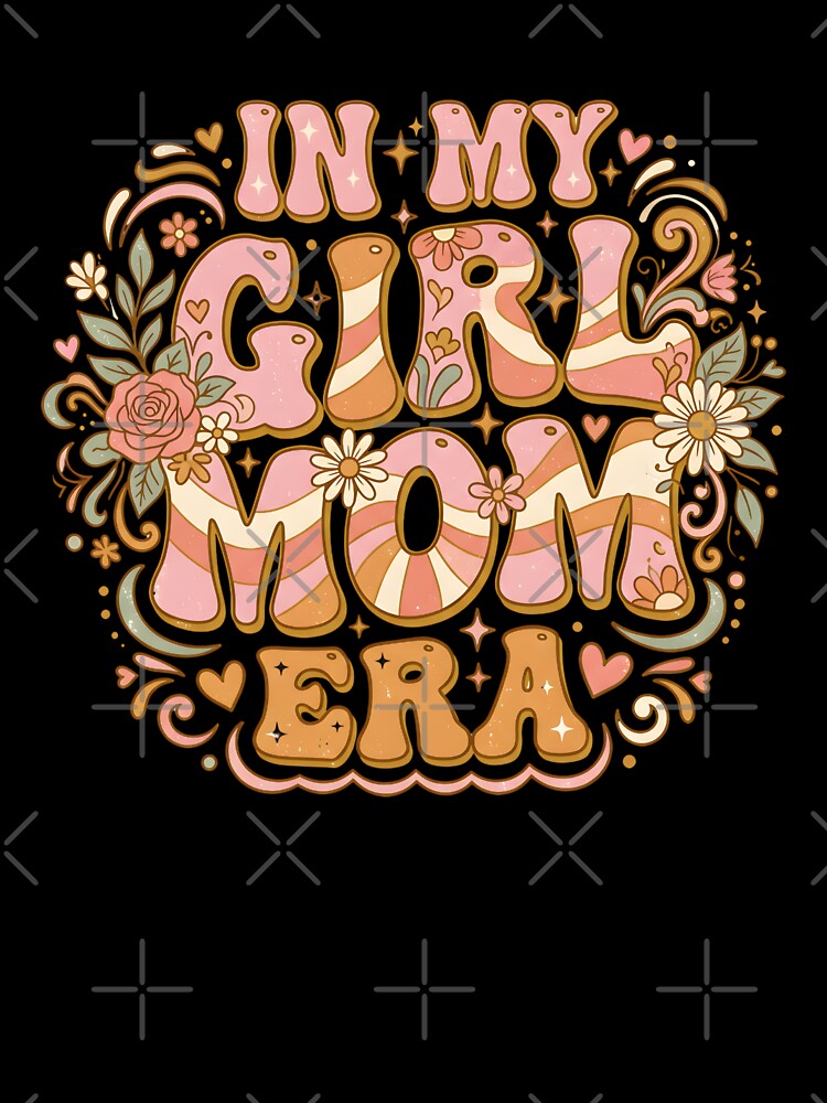 In My Girl Mom Era – Cute Retro Mom Life Shirt by relso