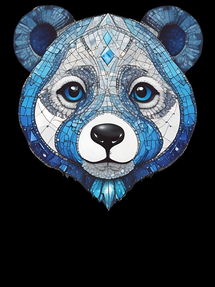 Blue Mosaic Panda by pUNKnown