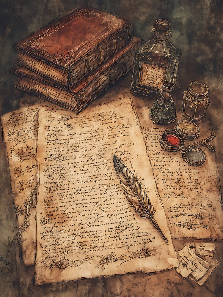 Antique Old Manuscript by bapupa