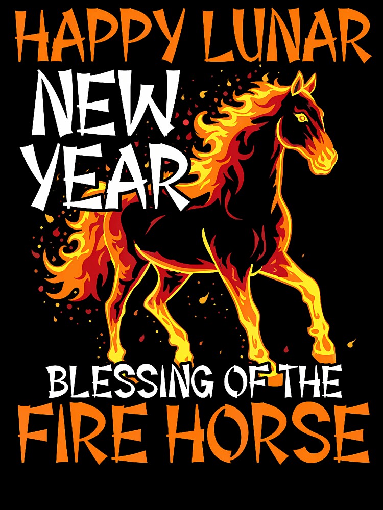 Blessing Of The Fire Horse Lunar New Year 2026 by LeanneSandra