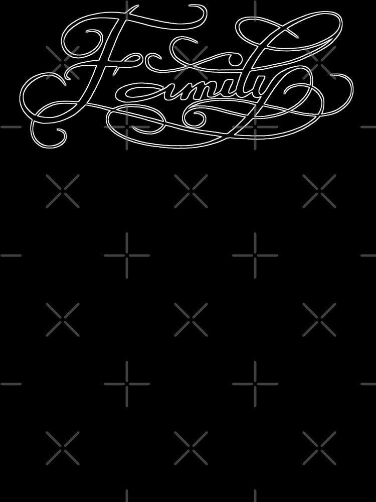 Family lettering by attracdionz