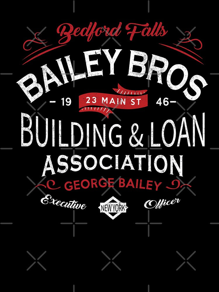 Bailey Bros. Building & Loan Association - vintage logo by Primotees