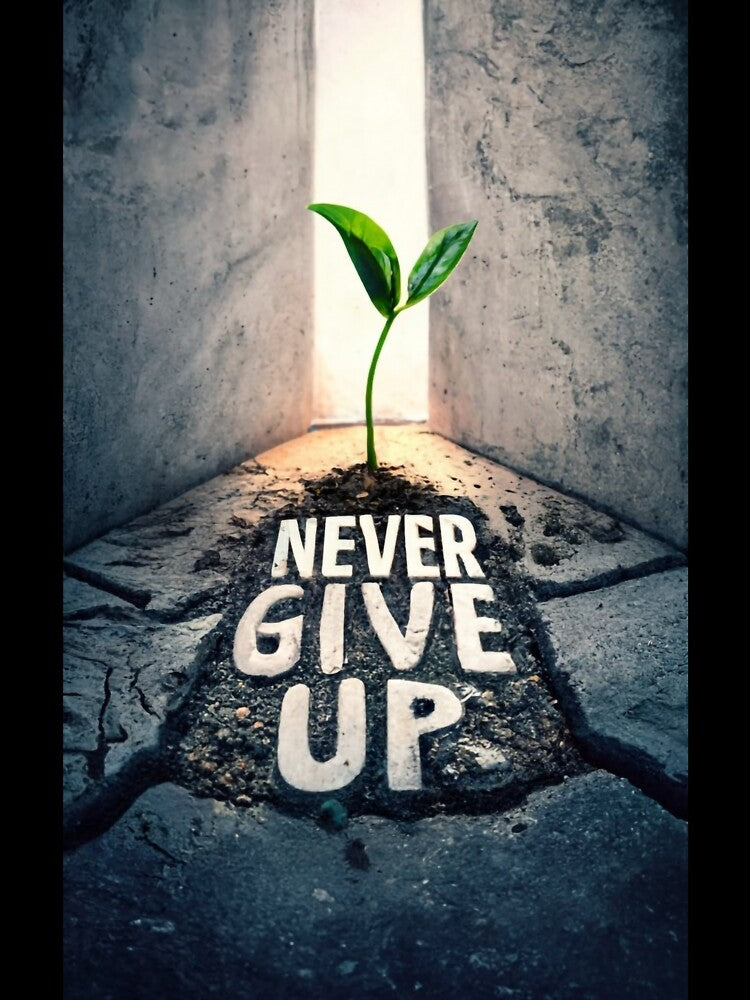 never give up by Masonjake