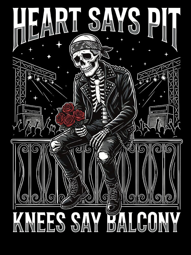 Heart Says Pit Knees Say Balcony by OskarCreates