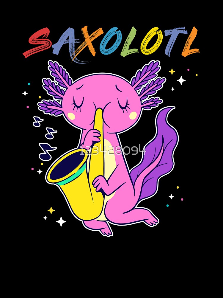 CuteAxolotlKawaii Saxolotl by 123428094