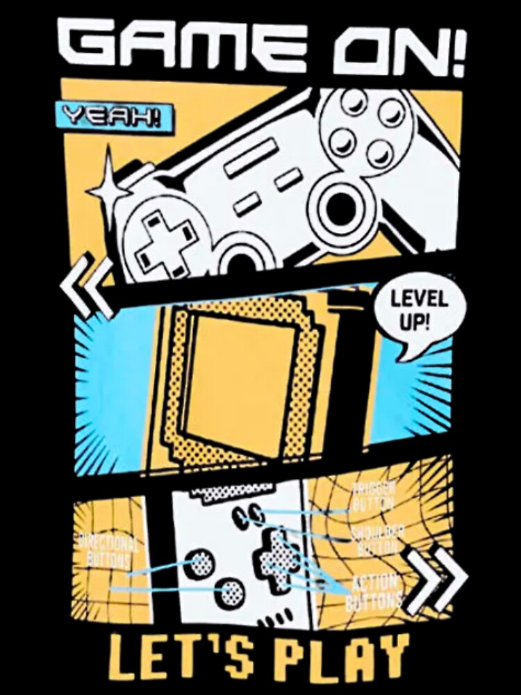 Game On - Retro Gamer Controller Design for Gamers by Colorful-Garden