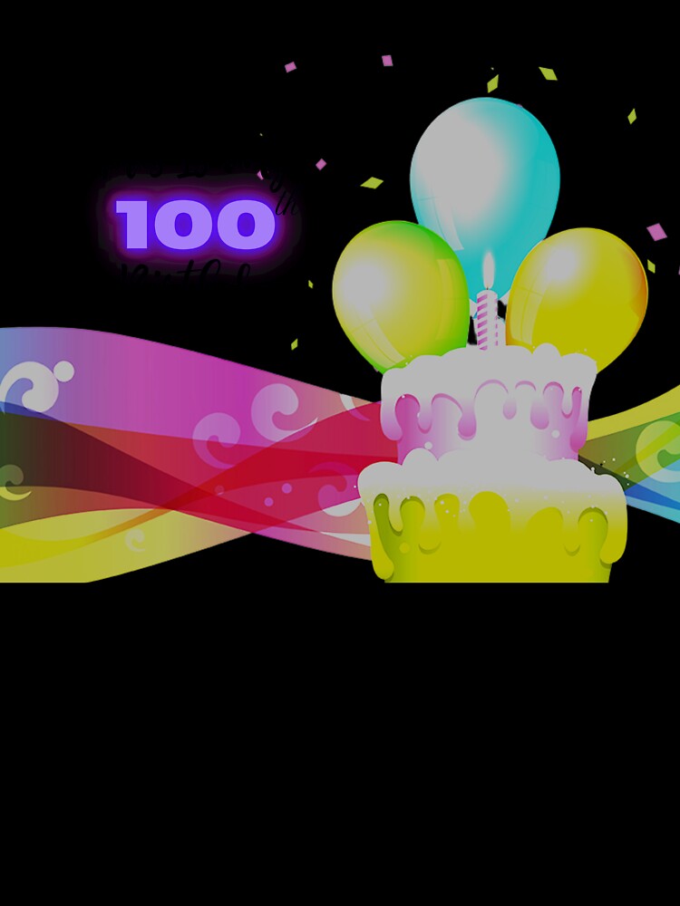 100th Birthday Design - Centennial Milestone by kassiekewl