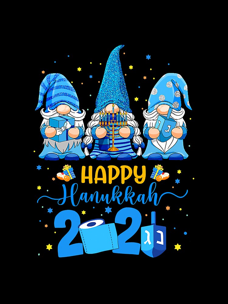 Happy Hanukkah Gnomesorah Hanukkah by NeverLoseSF