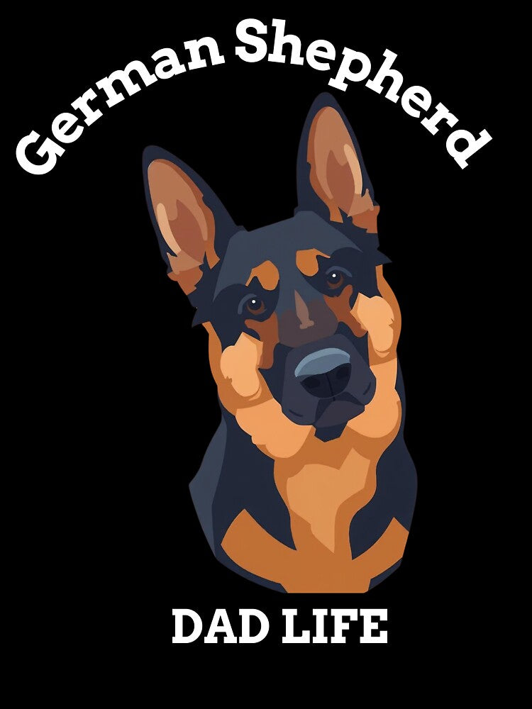 German shepherd: Dad Life by RafflesTGT