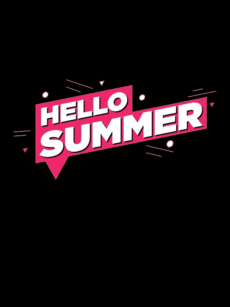 Hello Summer Cool design by DOKU_TEAM SHIRT