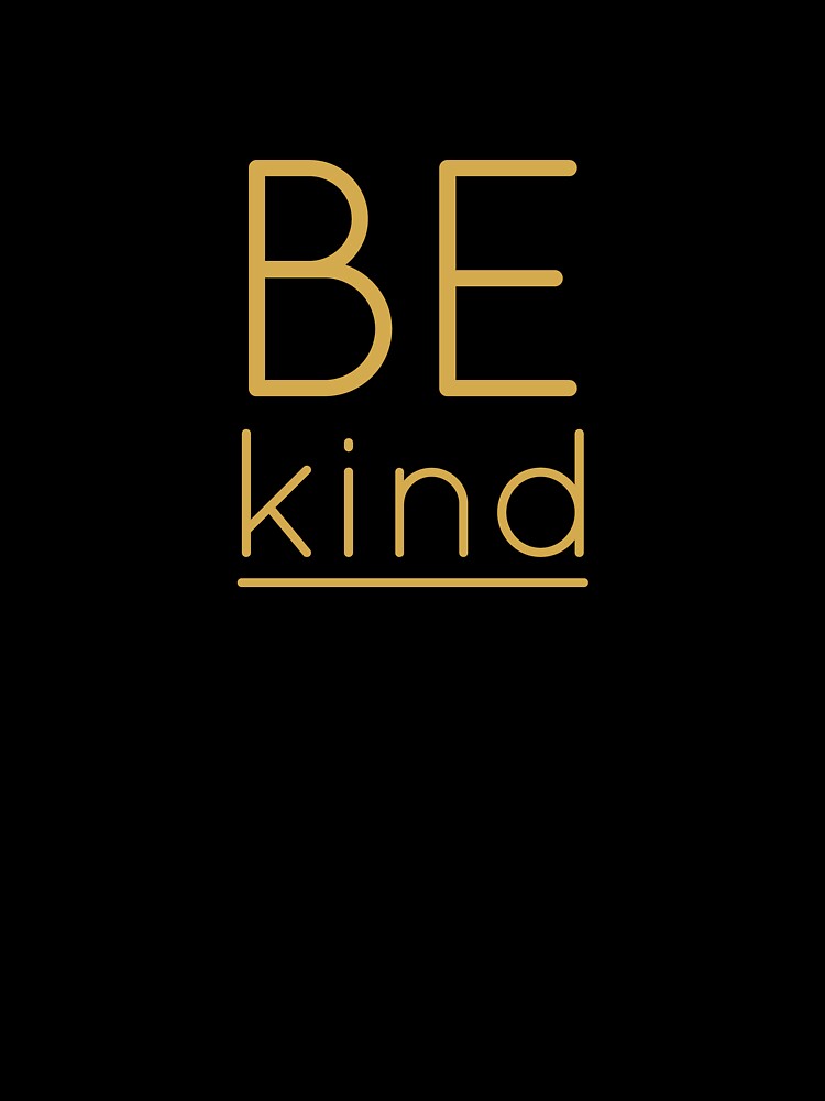 Be Kind Inspirational Print Minimalist Wall Art Typographic Quote by MentDesigns