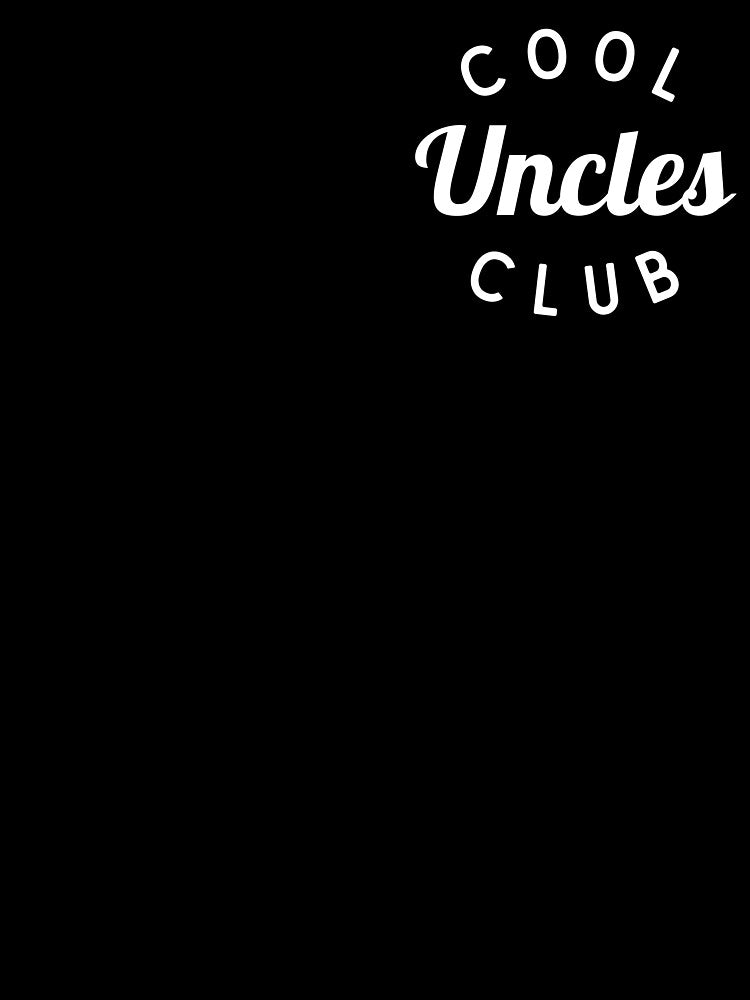 Cool Uncles Club Shirt, Funny Uncle Shirt by Sleepy Cat Design