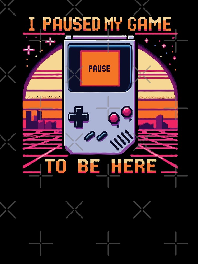 Pixel Game I Paused My Game To Be Here by Gkinoki