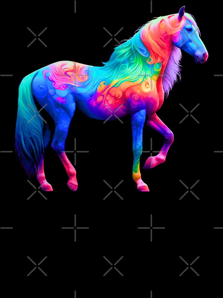 Colorful Horse by FDRsLegs