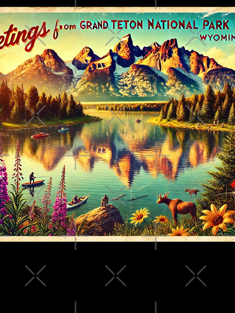 Greetings from Grand Teton National Park by Meta2Physical