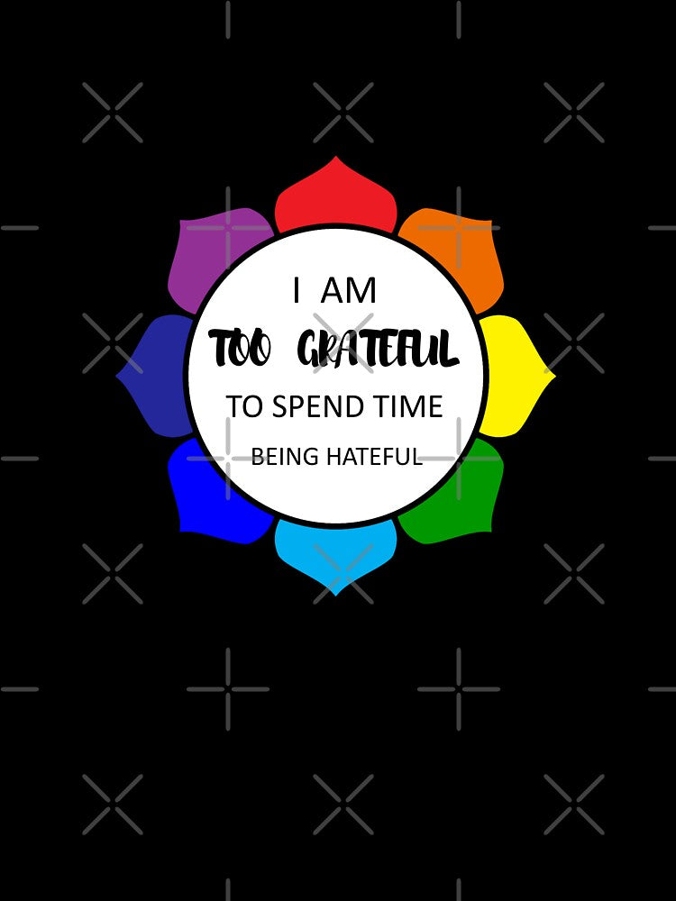 Too Grateful To Be Hateful - Purple by 4wordsmovement