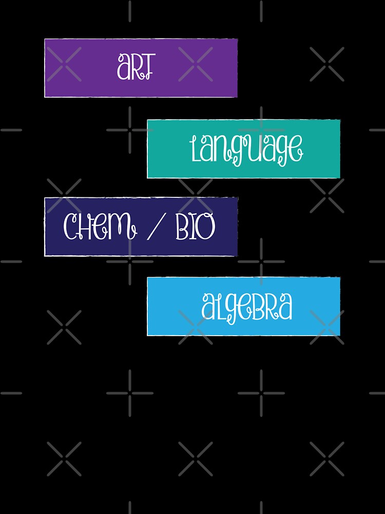 School Subject Sticker Pack: 4 (Script) by CM-PD