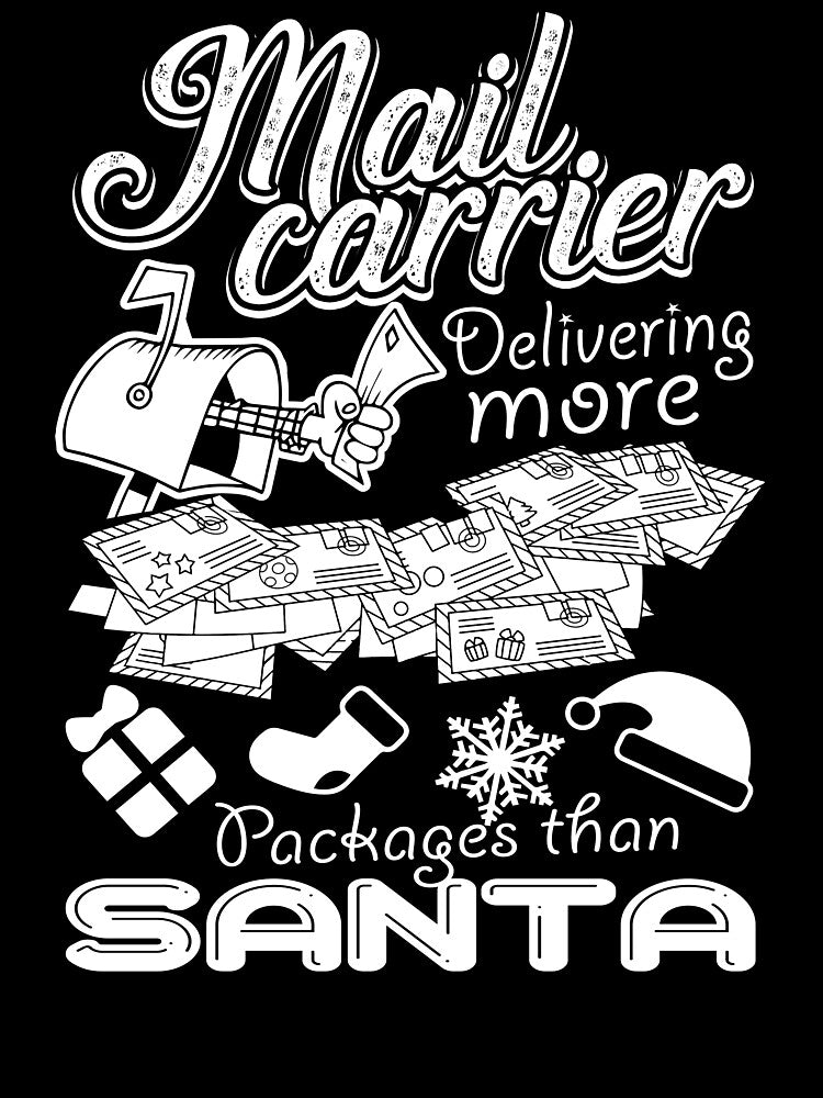 Mail Carrier - Mail Carrier Delivering More Packages Than Christmas by UnknownArtistt
