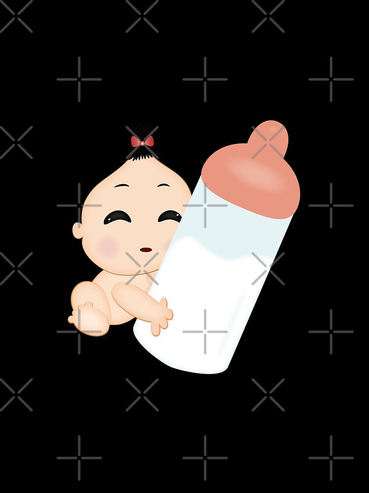 Baby with bottle by Julia2Julia