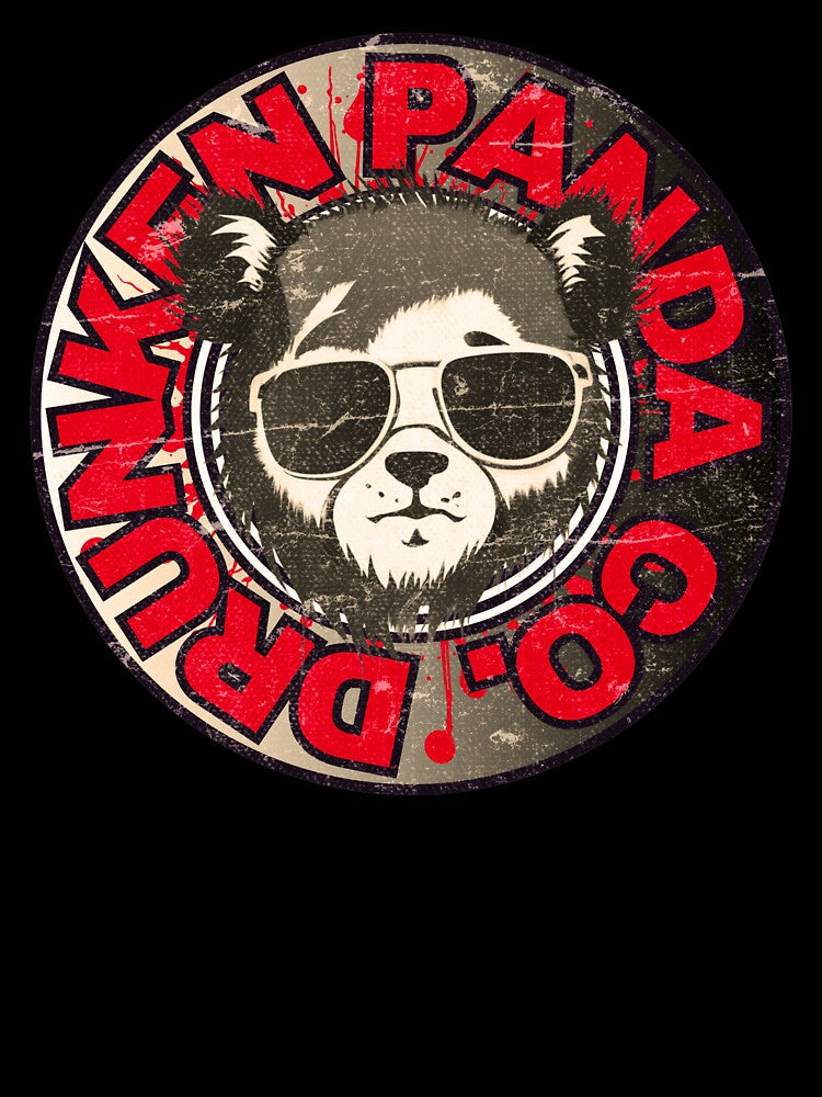 Cool Vintage Drunken Panda Co. by pUNKnown