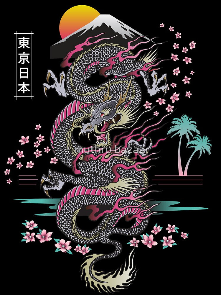 oriental dragon by muthru bazaar