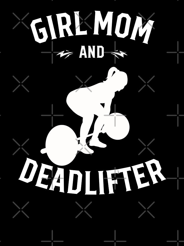 Girl mom and Deadlifter Classic Gym Design by GracefulGems