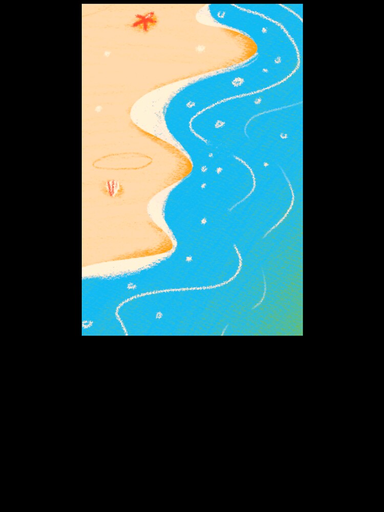 Beach shore painting by Thedigital91