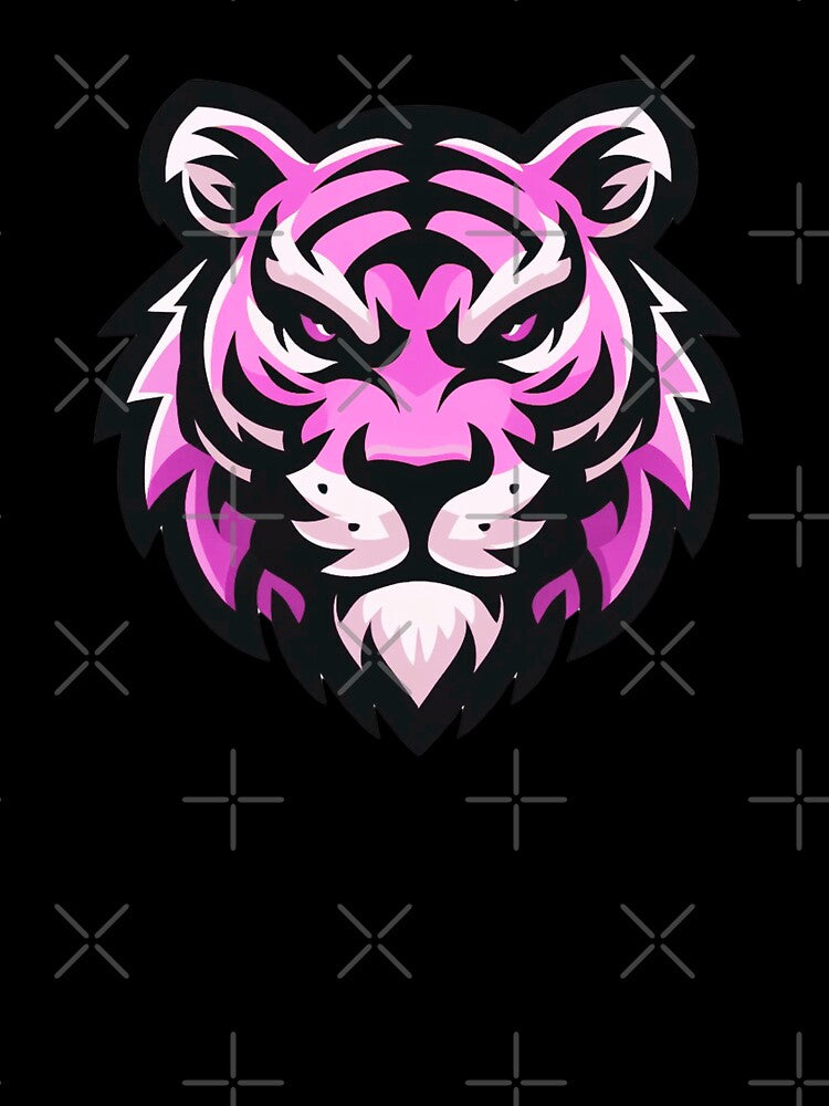 Fiercy Tiger Head - PINK by Weknes