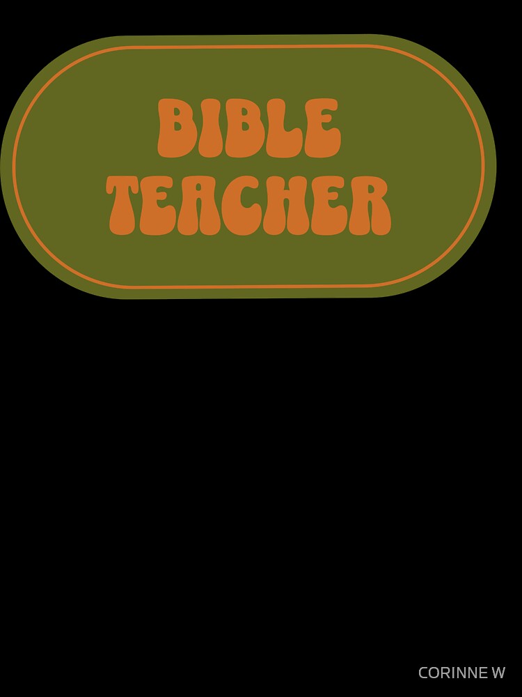 Bible Teacher Appreciation Gift Youth Ministry Appreciation In Bright Retro Font by CORINNE W