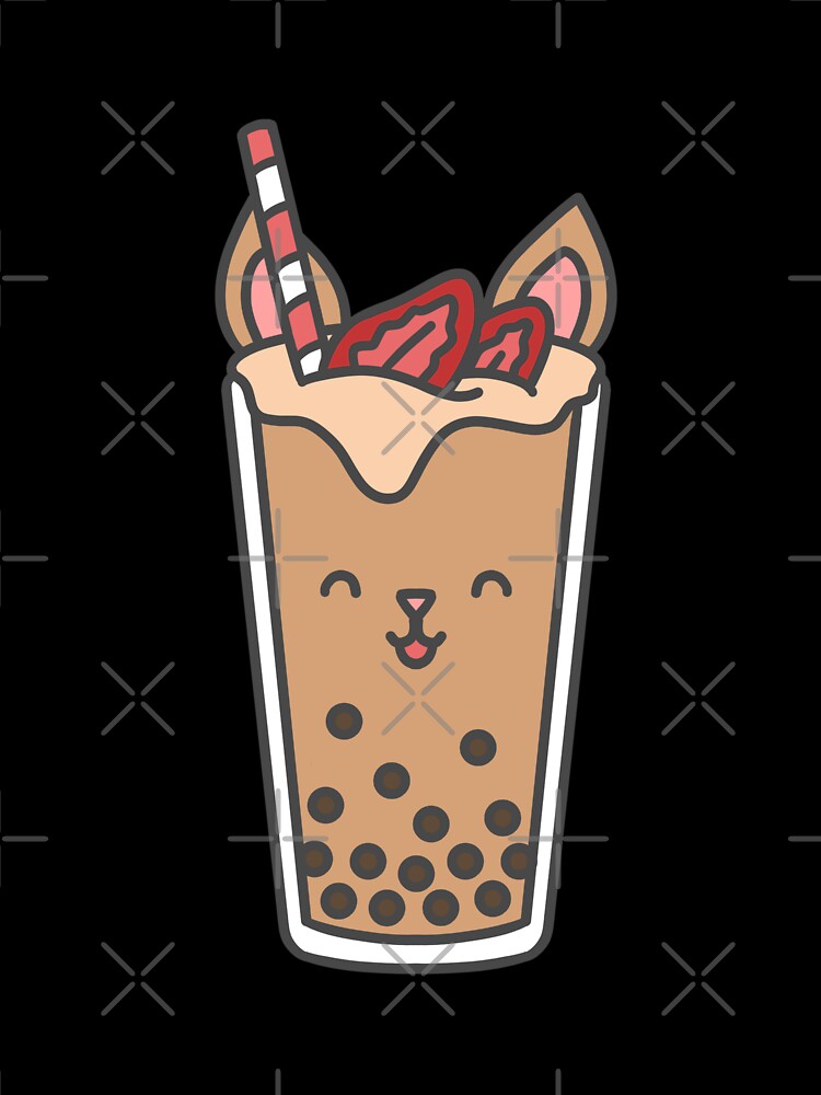 Kawaii strawberry boba by mattspace