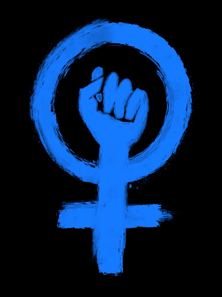 women power blue by F2GClothing