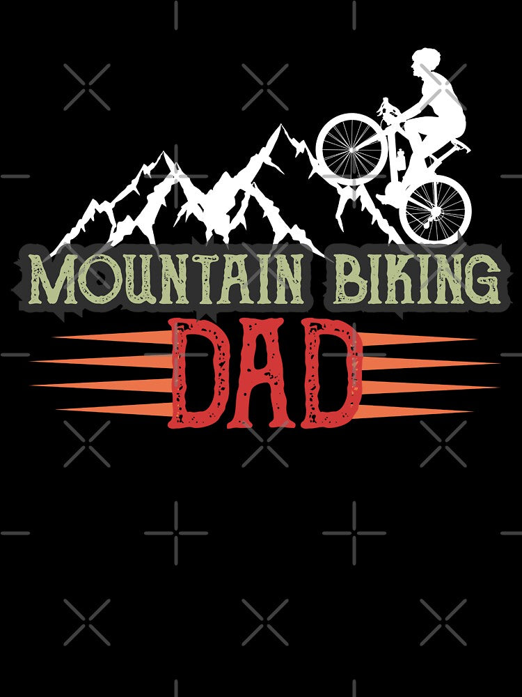 Dad biking by mag-graphic