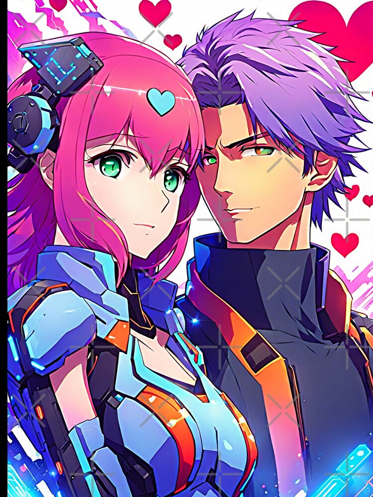 Futuristic anime love by ArtsJulian