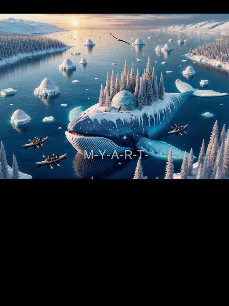 Funny Blue Whale by M-Y-A-R-T-