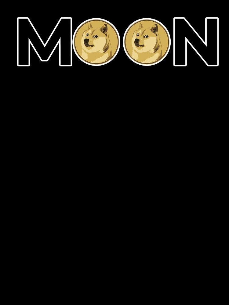 Doge Moon Dogecoin Cryptocurrency by MktngMultiverse