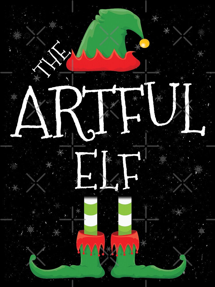 Artful Elf Family Matching Christmas Group Funny Gift by DavisHasari