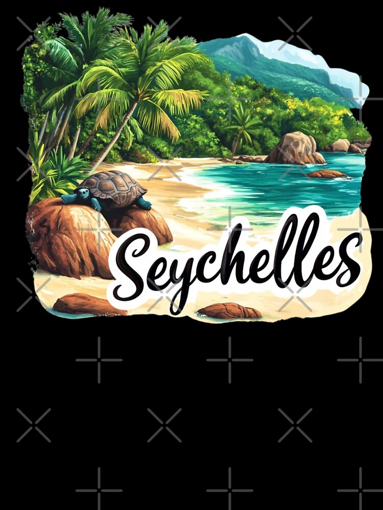 Seychelles Scenic Island – Beach & Nature Paradise by Myra365Art