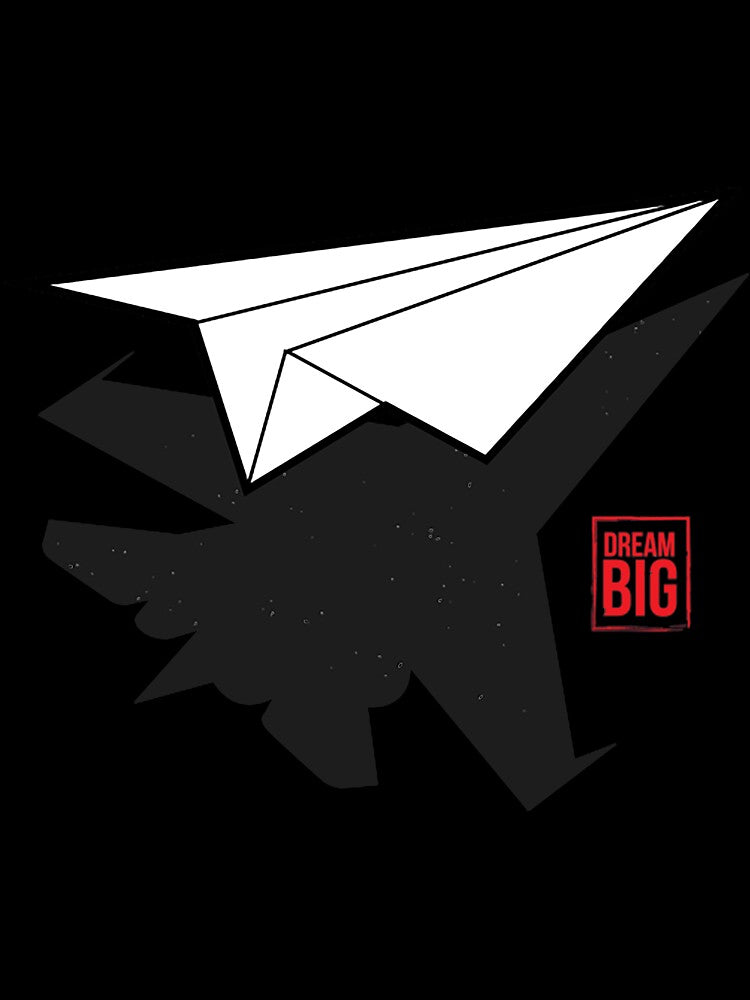 Dream Big T-ShirtDream BIG Minimal paper airplane by PutiGaan