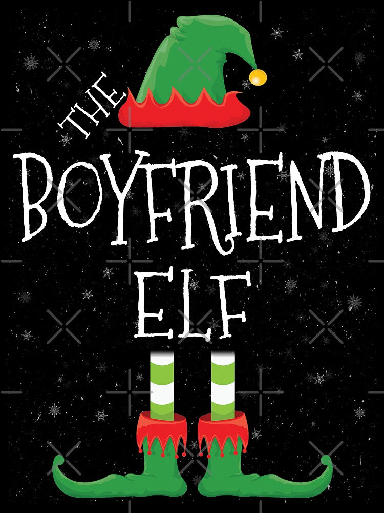 Boyfriend Elf Family Matching Christmas Group Funny Gift by DavisHasari