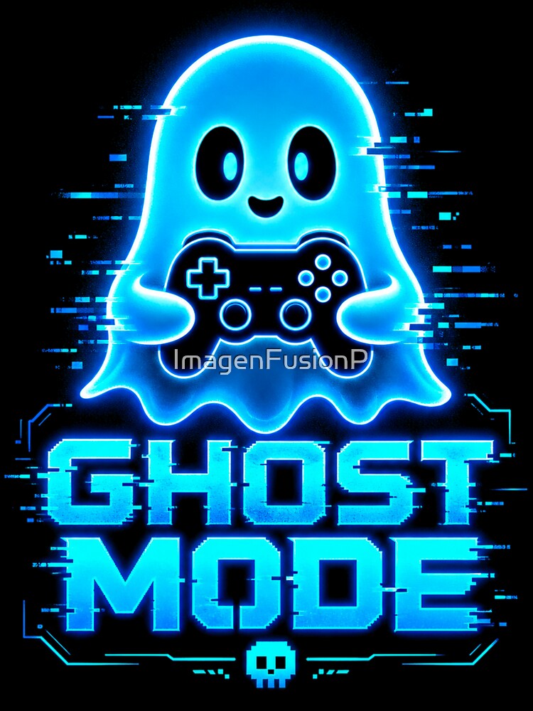 Ghost Mode Cute Gamer by ImagenFusionP
