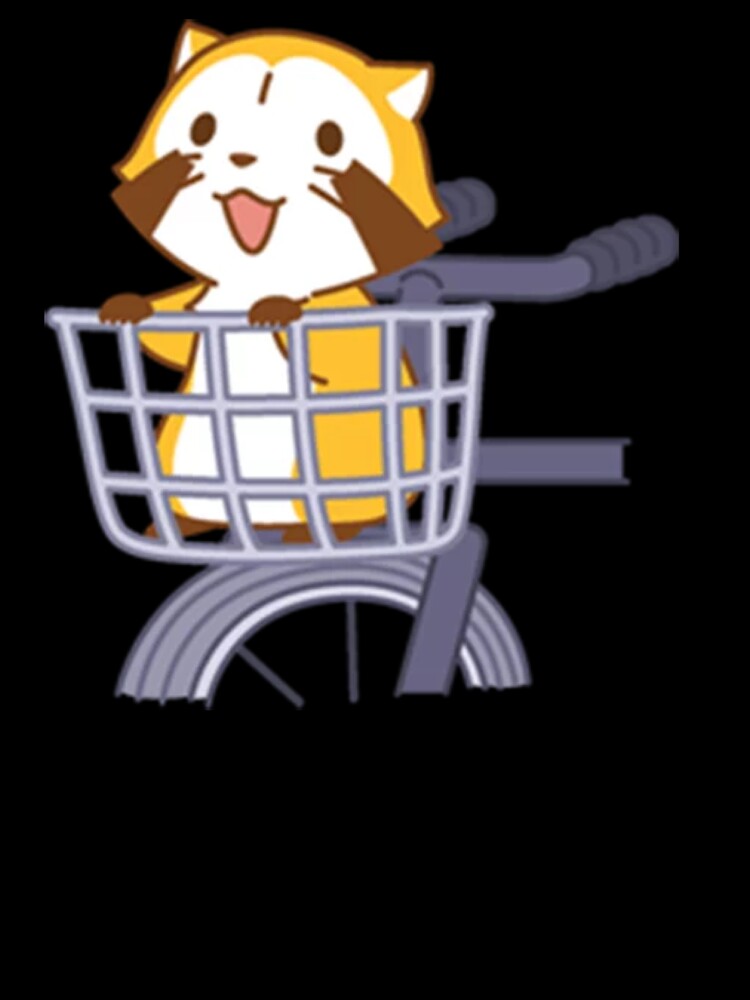 Raccoon In Basket Cute by fatherfarm