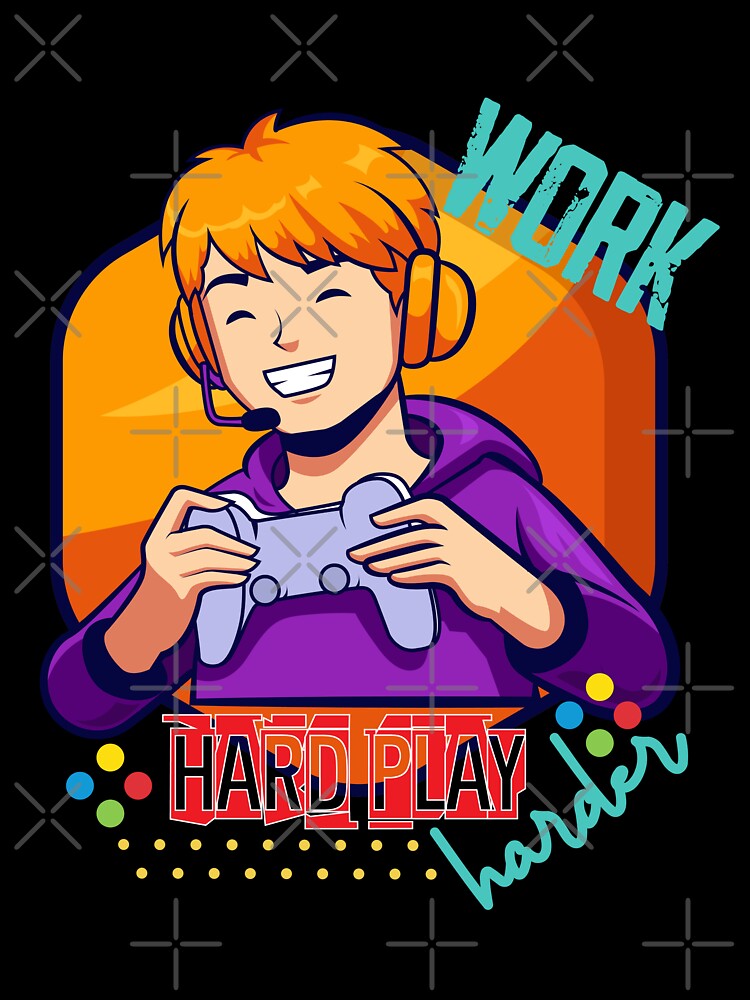 Work Hard Play Harder by ParrotMart