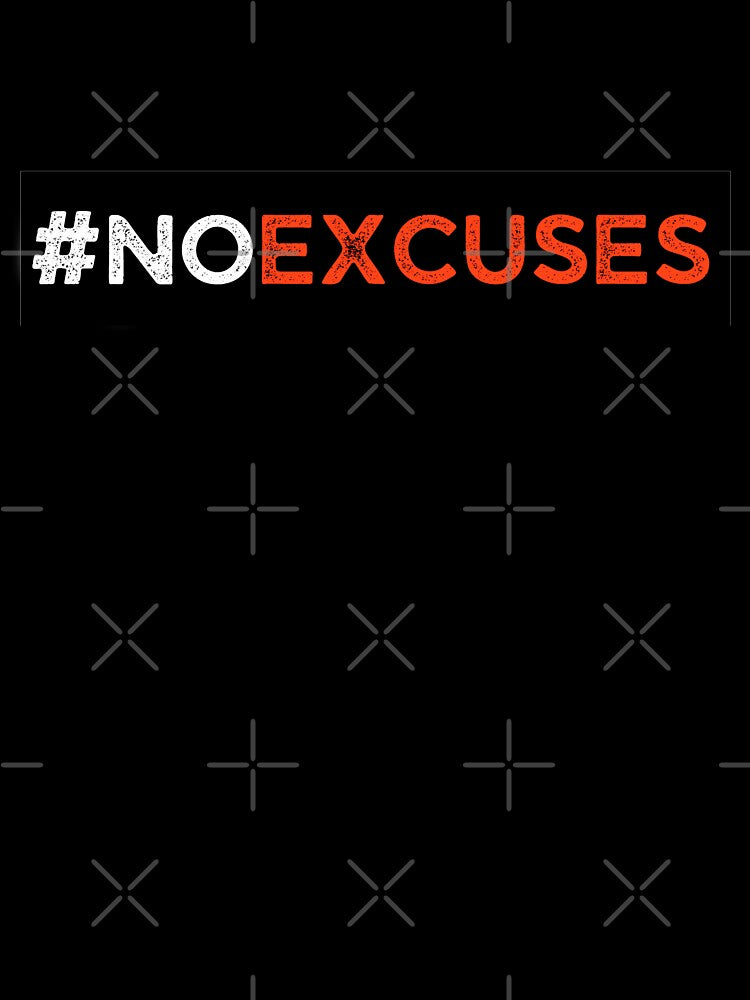 No Excuses Gym Motivation by Joy Poddar