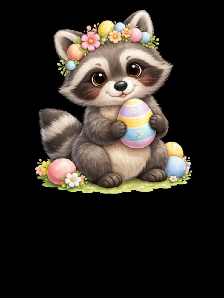 Easter raccoon by Gokuxtreme