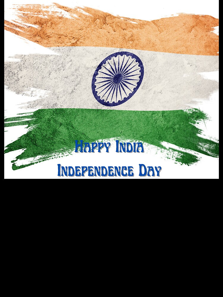 Happy Independence Day India 2021 India Flag Art by JumboExclusive