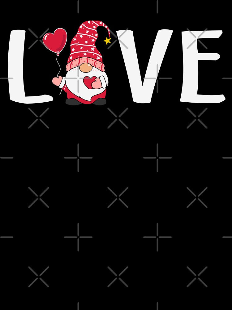 Gnomes Holding Heart Leopard Happy Valentine's by LionessLove