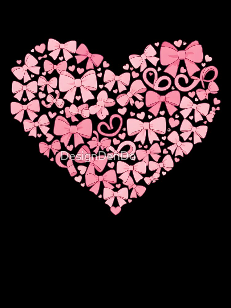 Pink Coquette Valentine Heart, Valentine, Coquette Valentine Heart, Valentine, Valentines day, Valentine Heart by DesignDenDo ⭐⭐⭐⭐⭐