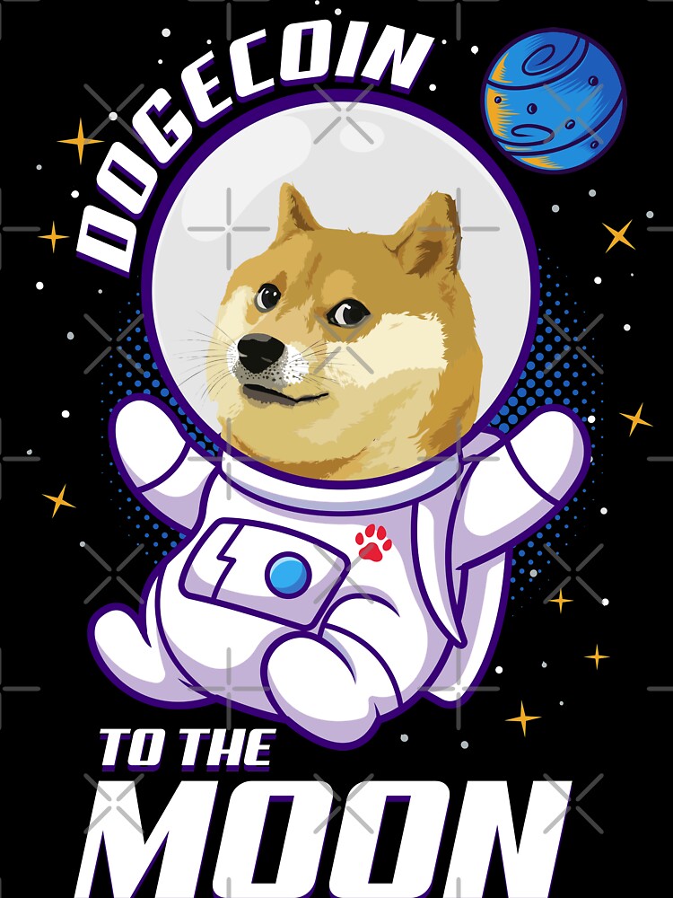 Dogecoin to the moon by Summermint
