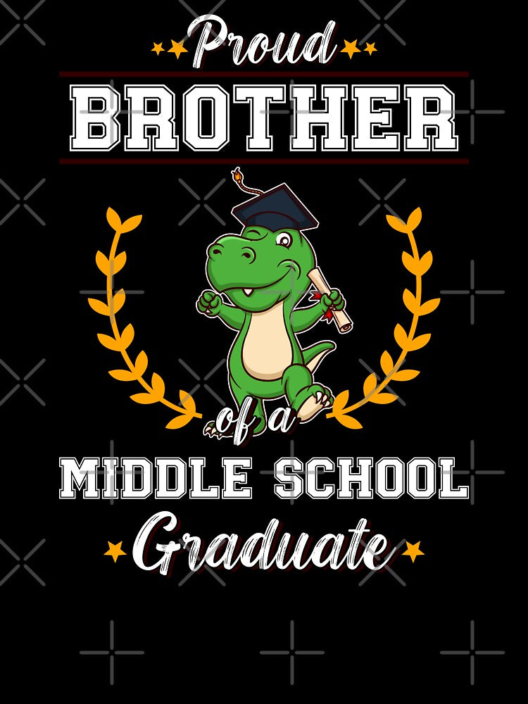 Proud Brother Middle School Graduate Graduation by anziehend