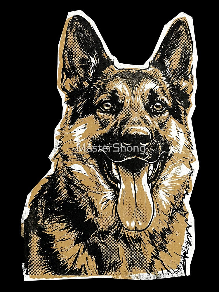 German shepherd dog by MasterShong